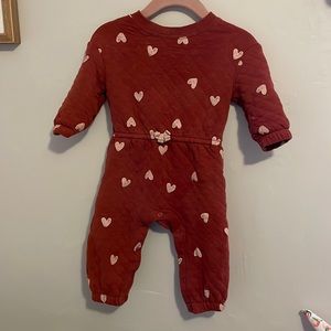 Carters Quilted Heart Romper